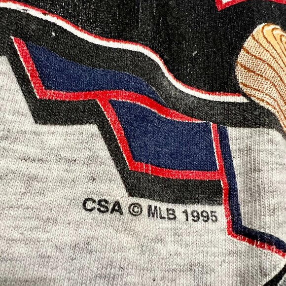 Cleveland Indians '95 Vintage League Leaders Graphic T-Shirt - Picture 3 of 5